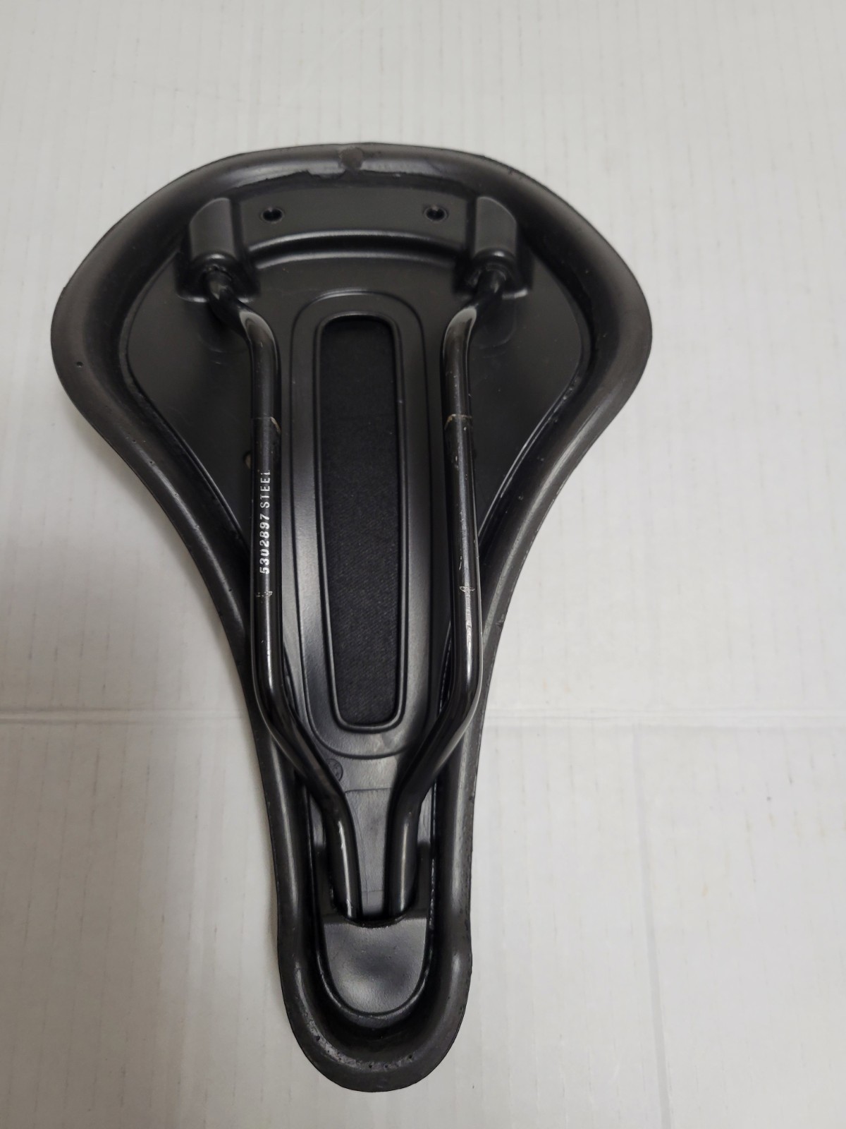 Trek Saddle/Seat w/ Steel Rails, Black, Plastic/Steel, Road/MTB/Hybrid