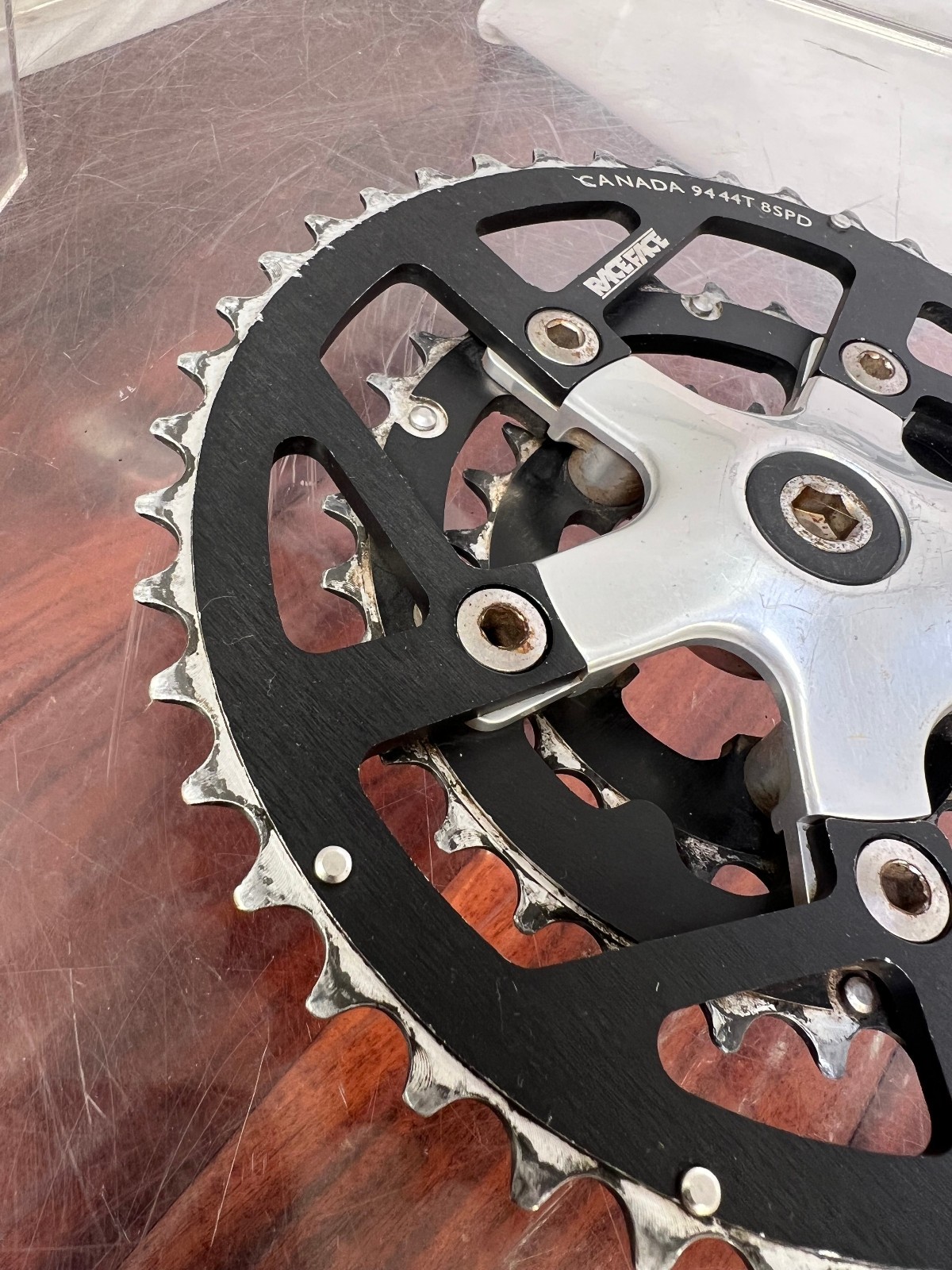 Vintage Specialized Strongarm S-Works 175mm Crankset Race Face Triple Square