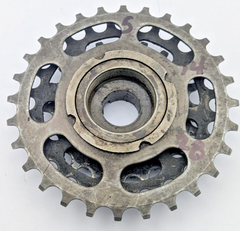 SUNTOUR PERFECT JAPAN 5 speed freewheel 14 TOOTH 28 TOOTH 8.8.8