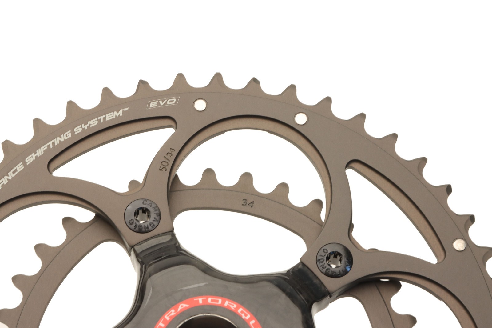 Campagnolo Super Record Titanium Crankset 50/34T Compact CT 11s 170mm ’12 NEW
