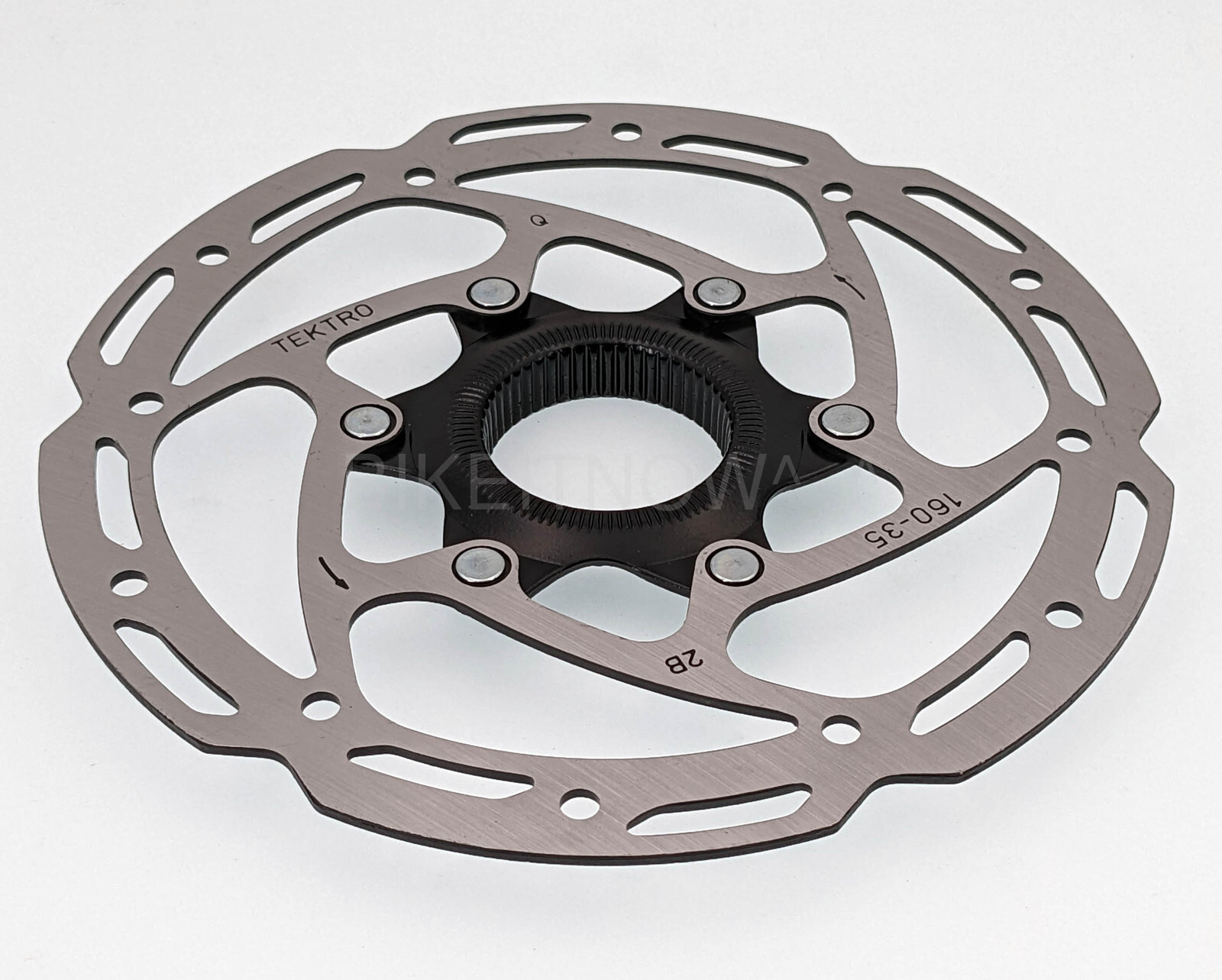 Tektro 160-35 Bike Round Type Disc Rotor, Center Lock, Stainless, TR35 160mm