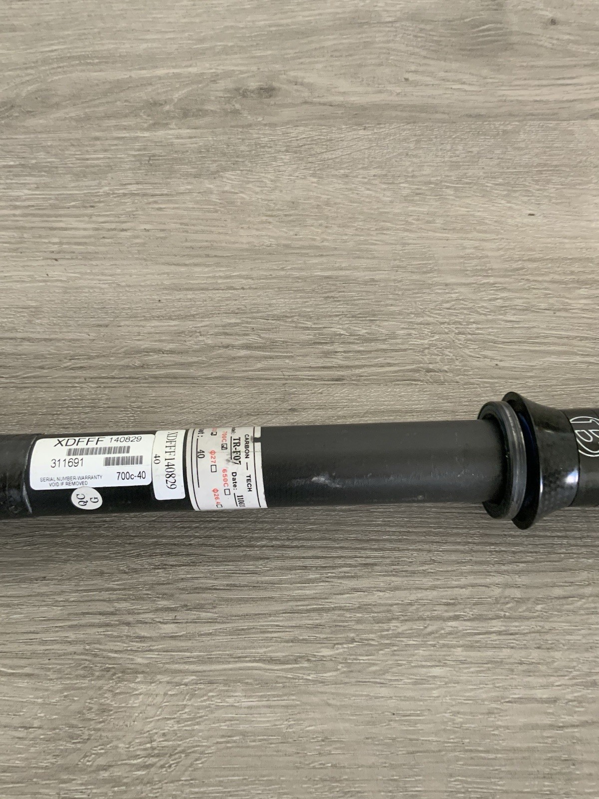 TREK RXL CARBON FORK 335 MM TAPERED STEERER 532 GRAMS 100 MM SPACING HEADSET