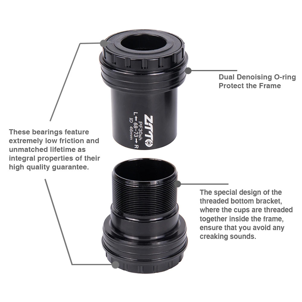PF30 Bicycle Bottom Bracket and Install Tool 68 73Mm Frame 24 30Mm GXP 29 DUB Cr