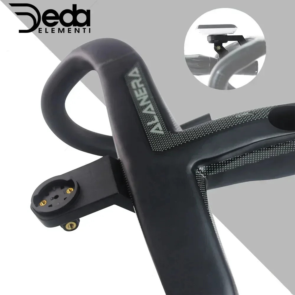 380-440mm Carbon Road Bike Internal Wiring Integrated Bar with Comput Holder