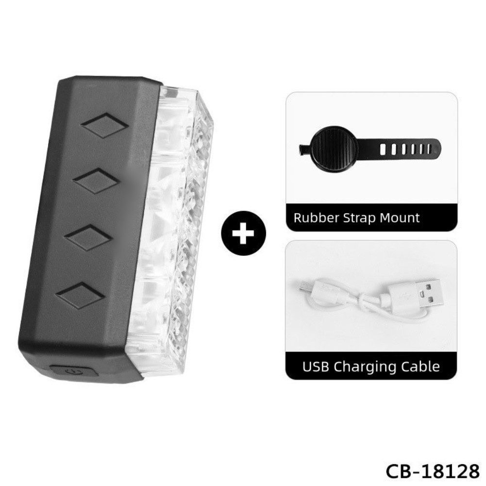Adjustable Light Modes Cycling Safety LED Bike Light 120dB Volume Controller