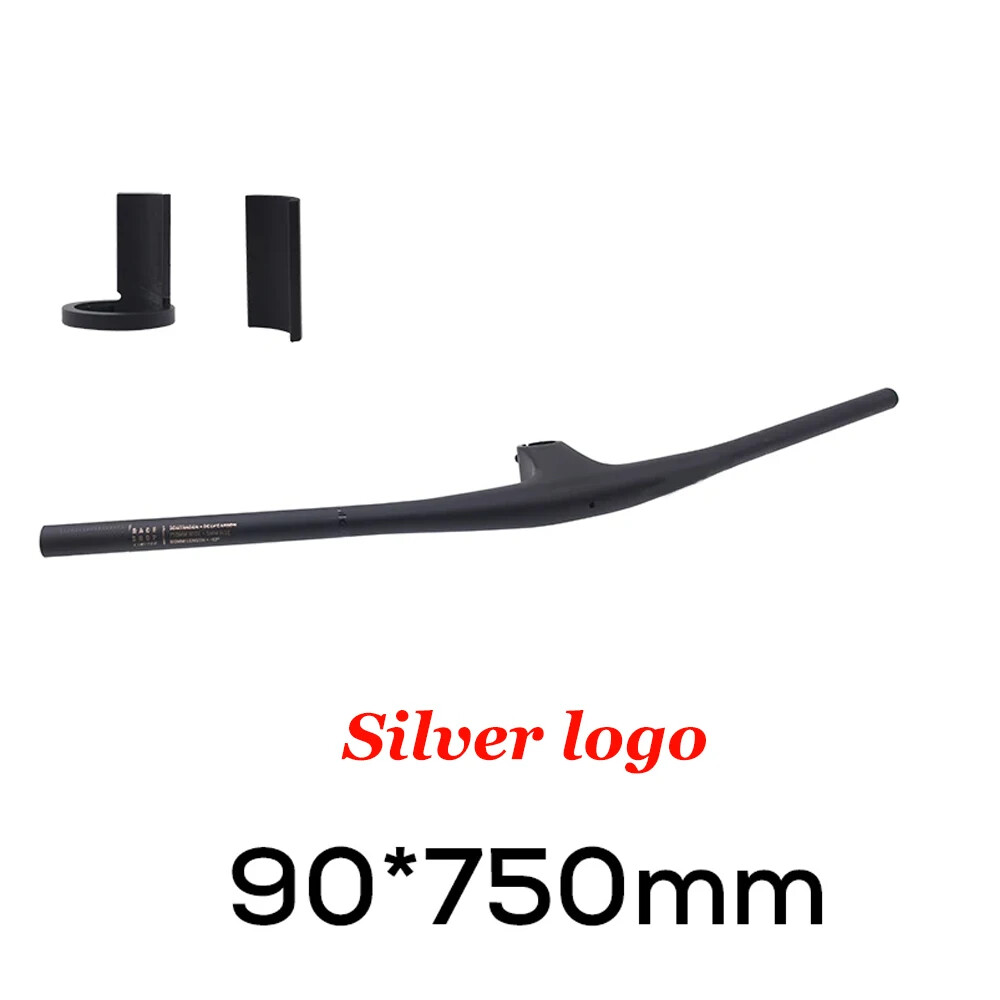 MTB Bicycle Full Carbon Integrated Handlebar and Stem 70/80/90*750mm 13 ° Degree