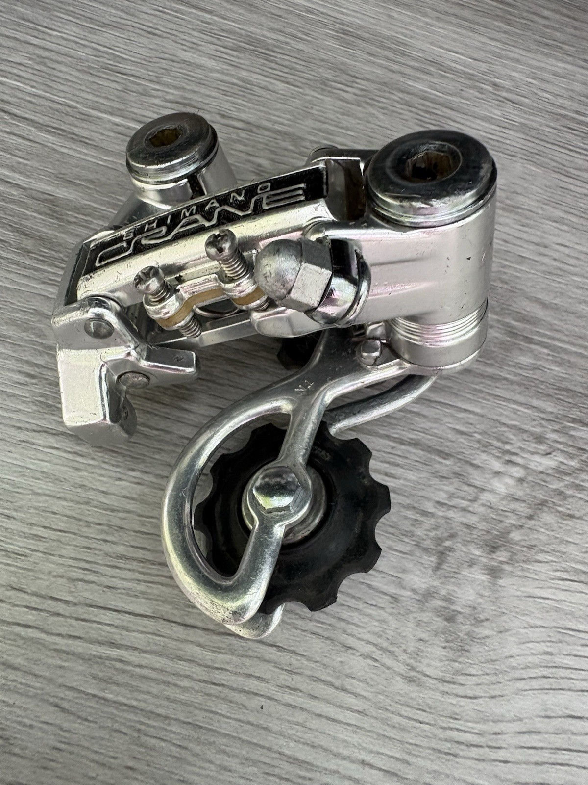 SHIMANO CRANE REAR DERAILLEUR SHORT CAGE 5, 6, OR 7 SPEED