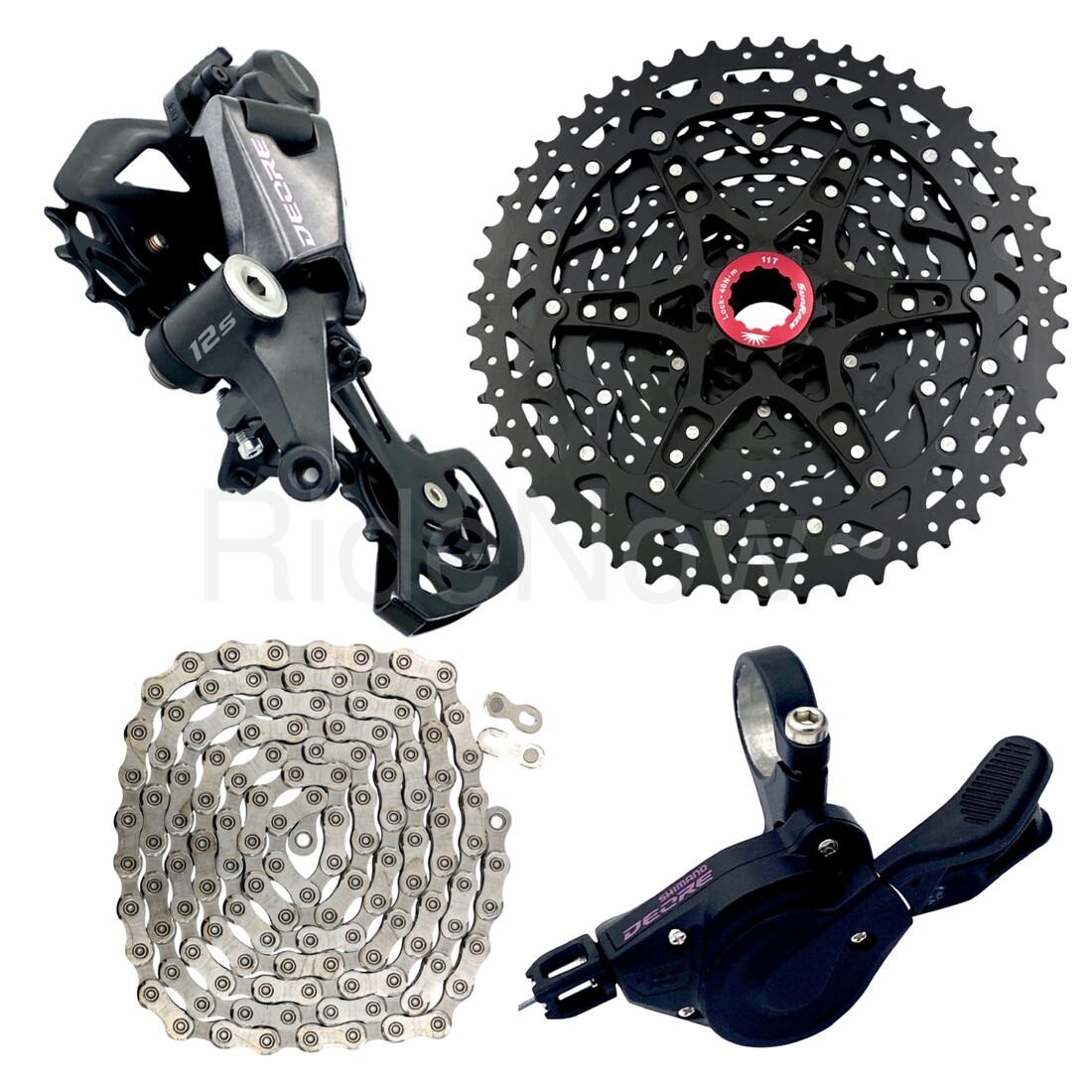 Shimano DEORE M6100 12S Groupset SunRace 11-51 Cassette Chain Shifter Derailleur