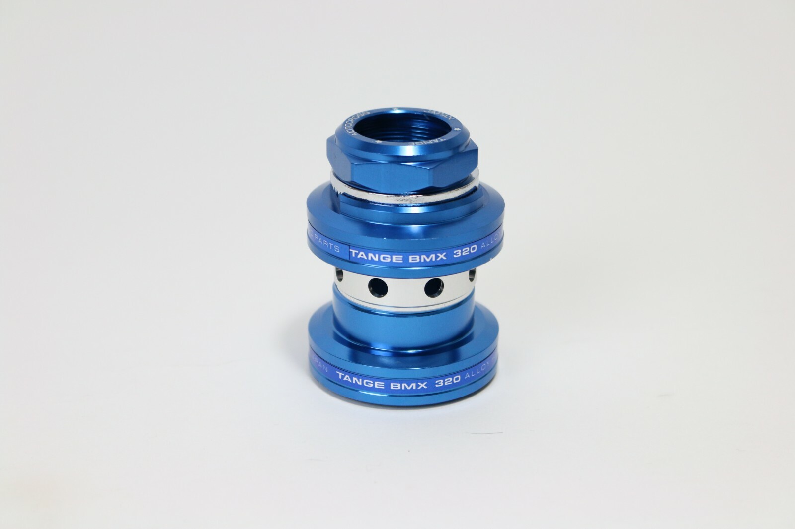Tange MX 320 headsets Blue Anodized 1″ threaded old school BMX NIB
