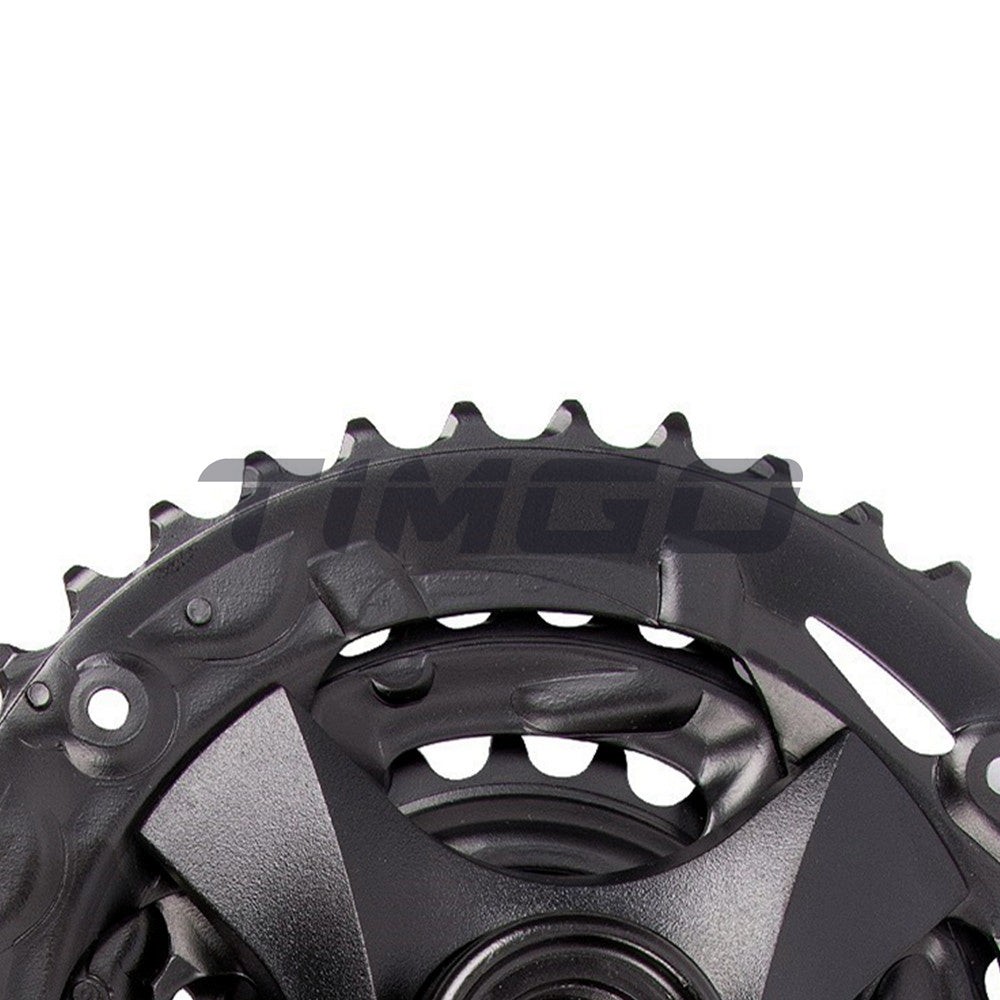Shimano FC-MT101 3×9 Speed MTB Crankset Square Taper 40-30-22T / 44-32-22T 170mm