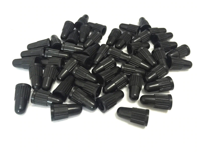 Black Plastic Presta (French) Valve Caps – For Road Bike Valves