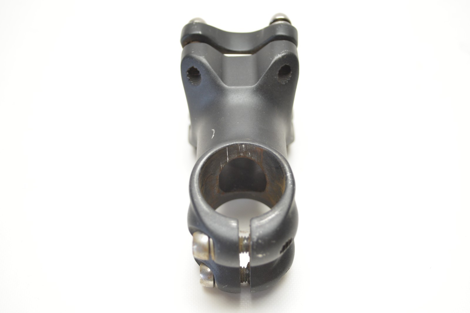 BLACK ANODIZED 60 MM REACH BICYCLE 1 1/8 THREADLESS 9 DEG. STEM 31.8 MM CLAMP