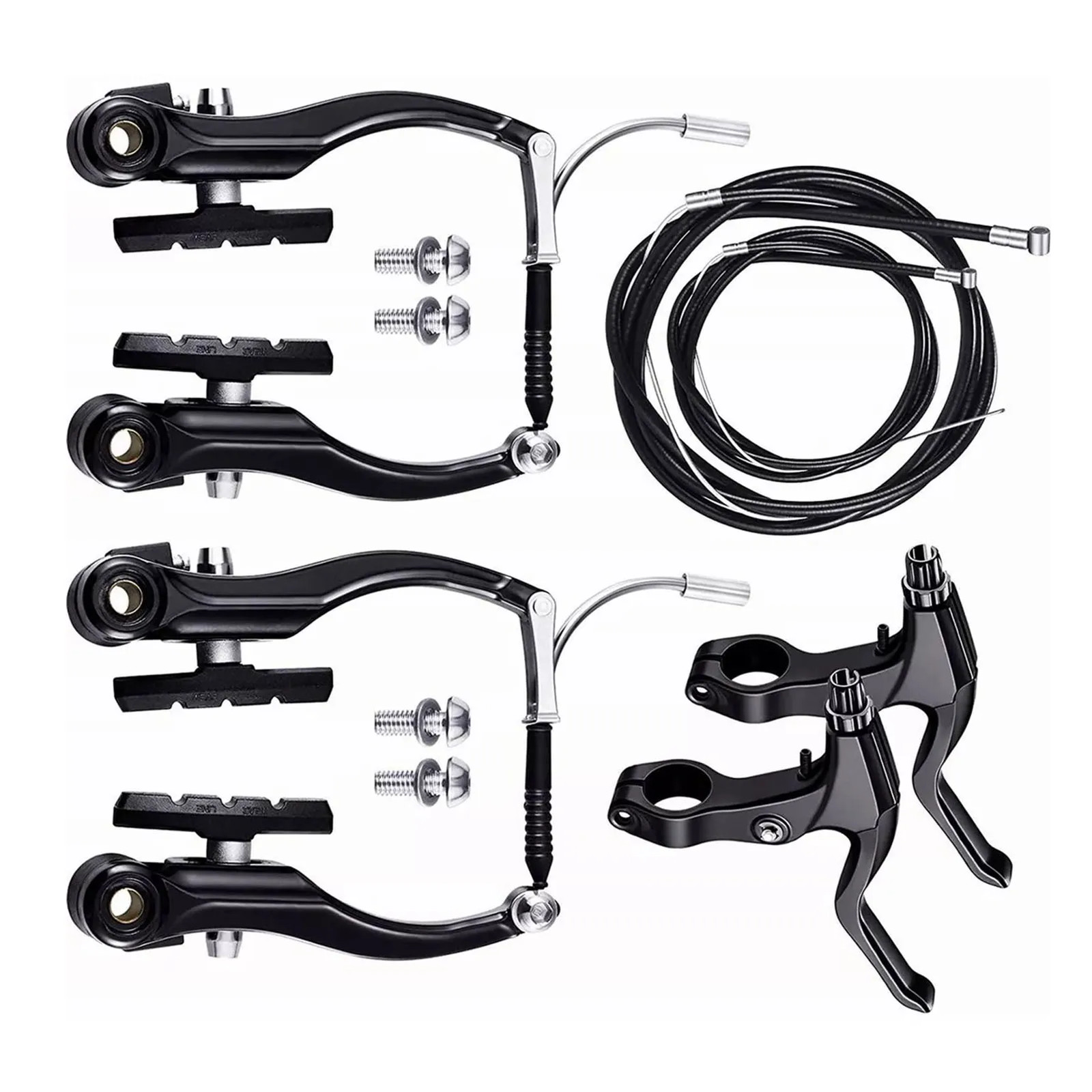 Mountain Bike V Brake Set Bike Front Rear V Brake Set Aluminum Alloy Mountain Ro