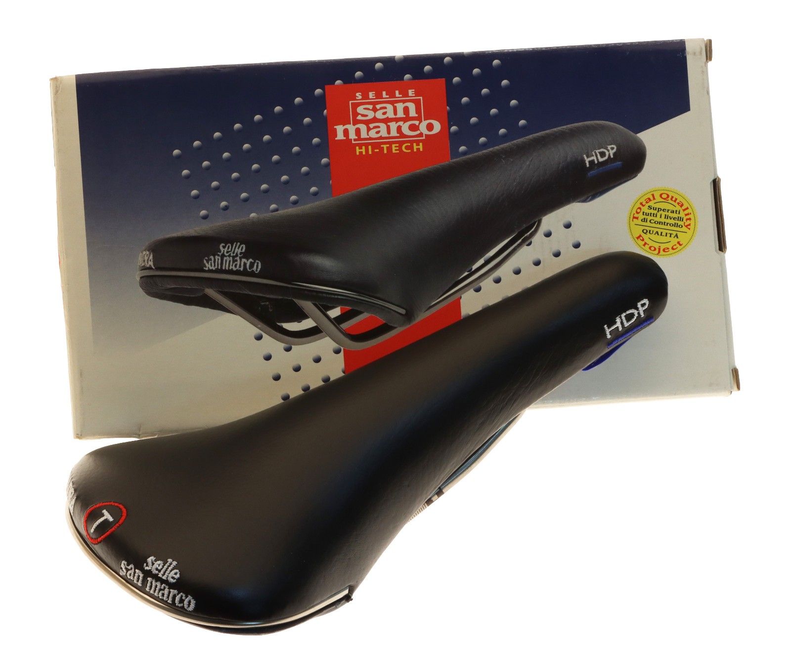 Selle San Marco Squadra HDP Saddle T622 Titanium Rails Black NIB NOS NEW