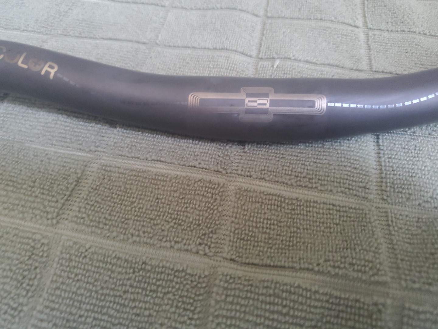 Colorplus Titanium Riser Handlebar 540mm Width, 15mm Rise, Coffee Brown