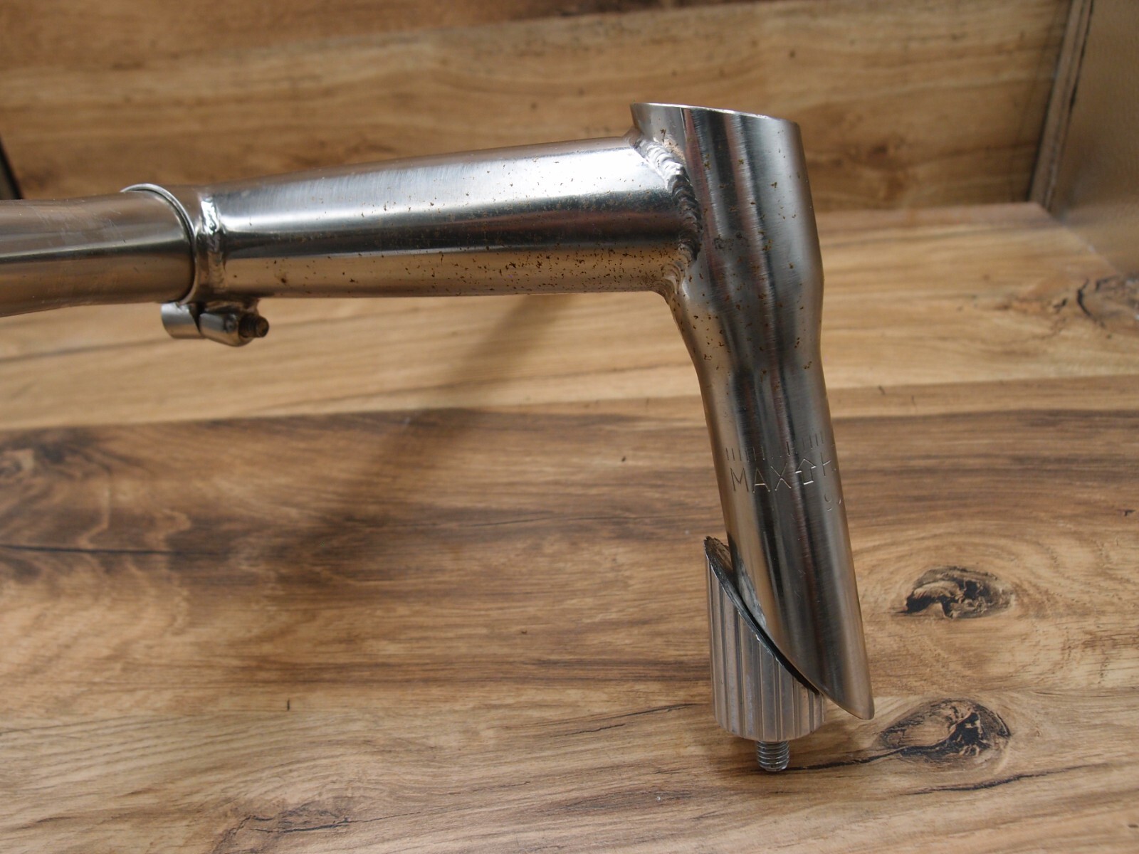 1990’s flat handlebar WH steel +steel CRMO quill stem 25.4 mm