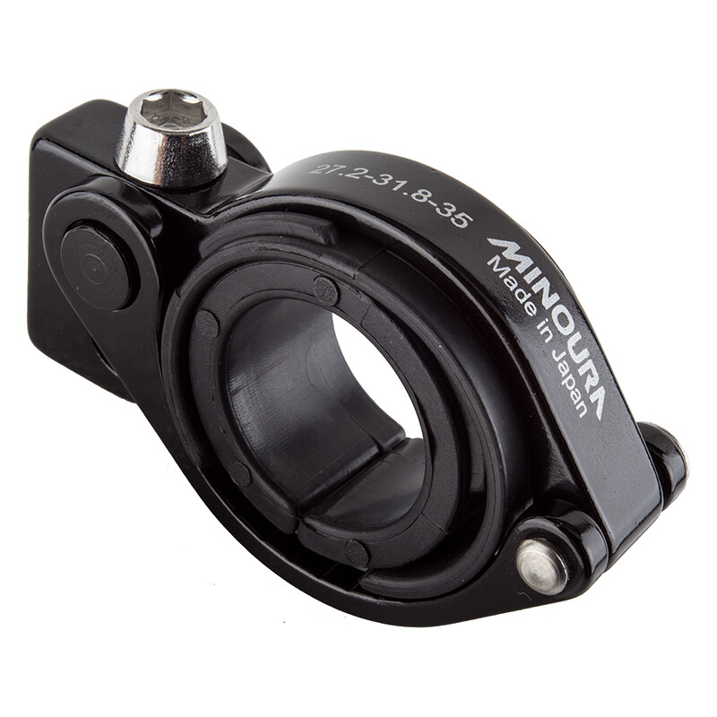 Minoura LW Clamp System Hbar Min Lite Wt Clamp Lw-os 27.2/31.8/35.0bk
