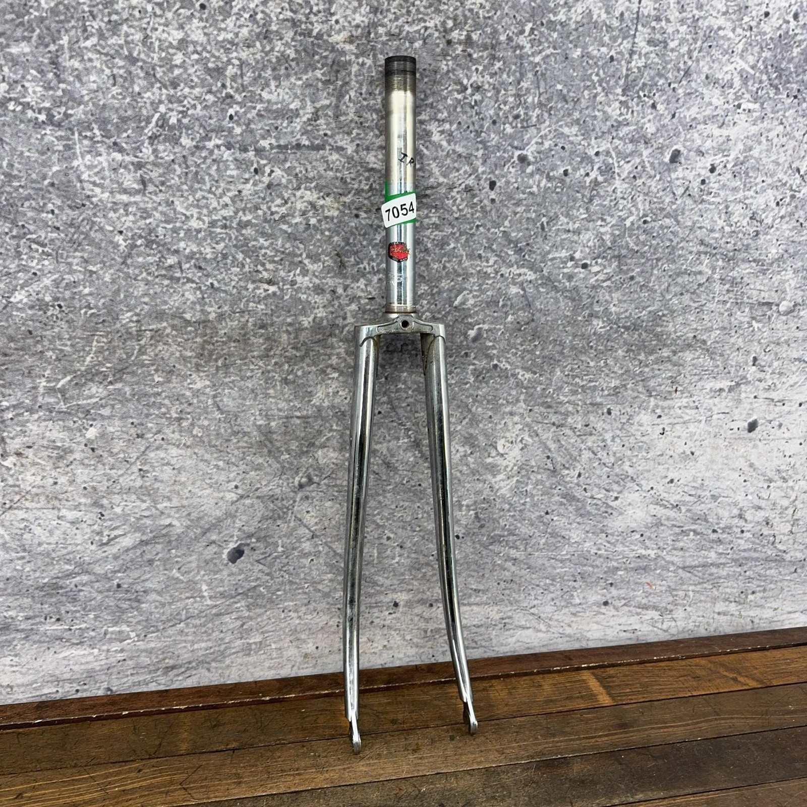 Vintage Tange TR 700c Fork 1 In Threaded Road Lugged Chrome Japan Stee80s