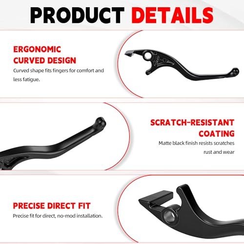 Brake Levers for Yozma IN10 and Pro,Aluminum Adjustable Handle Brake Black
