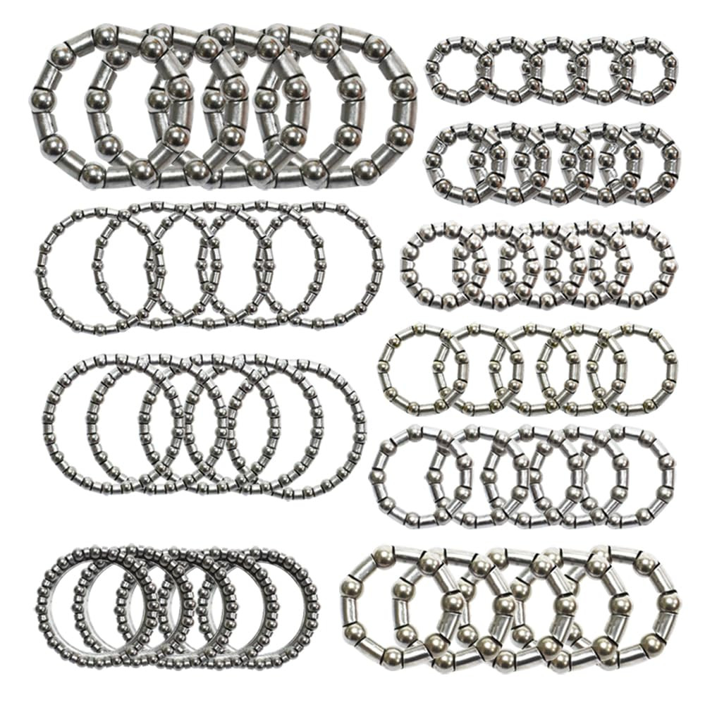 10 Kinds 5 Sets Bike Ball Bearing Headset Retainer Crank Caged Wheel 1/6”