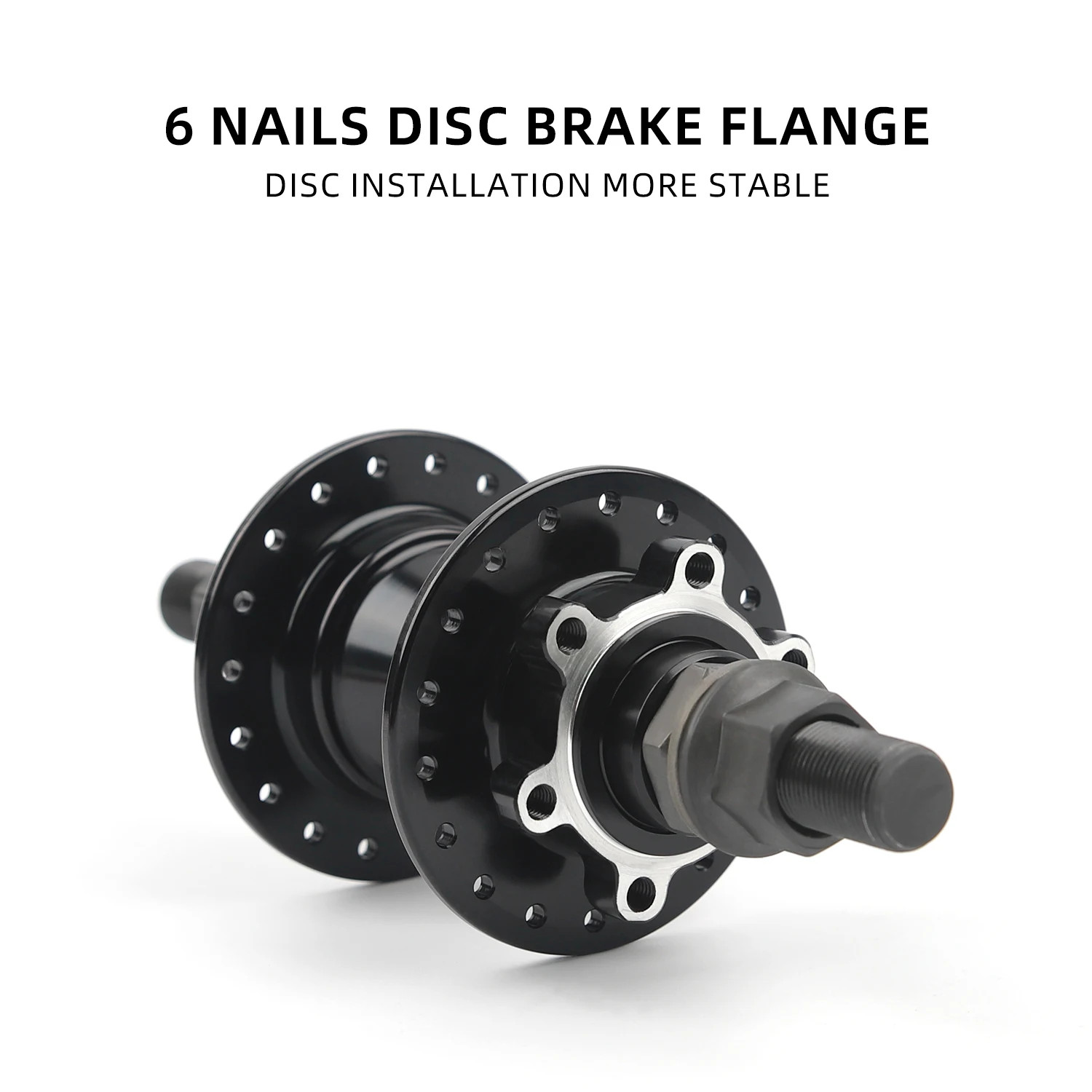 BMX Bicycle Hub 110x14mm 9T 3 Pawls 32holes Disc Brake Single Speed Rear Hub