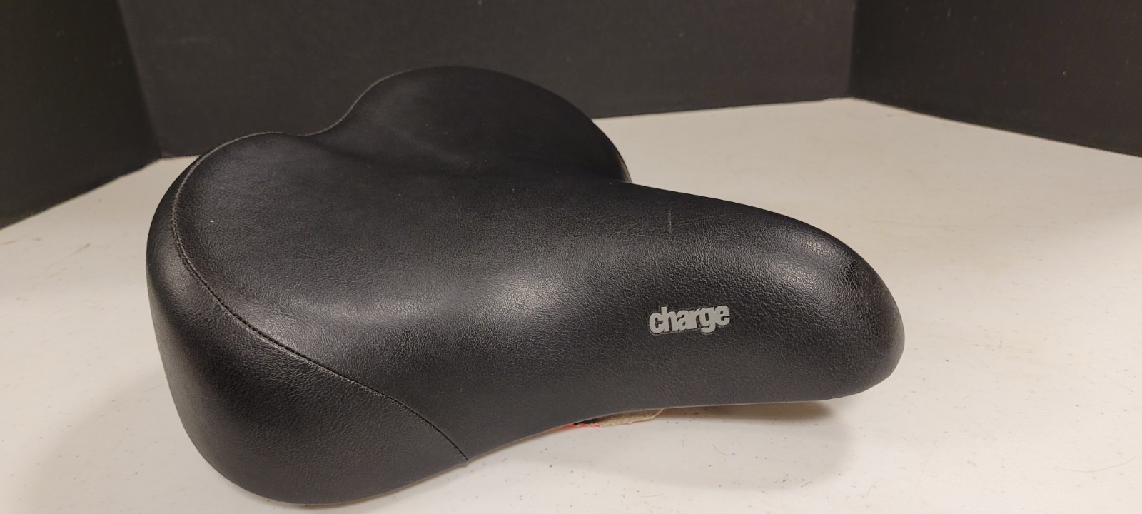 Charge Pacific Cycle Comfort Bicycle Bike Seat Black with Gray Logo