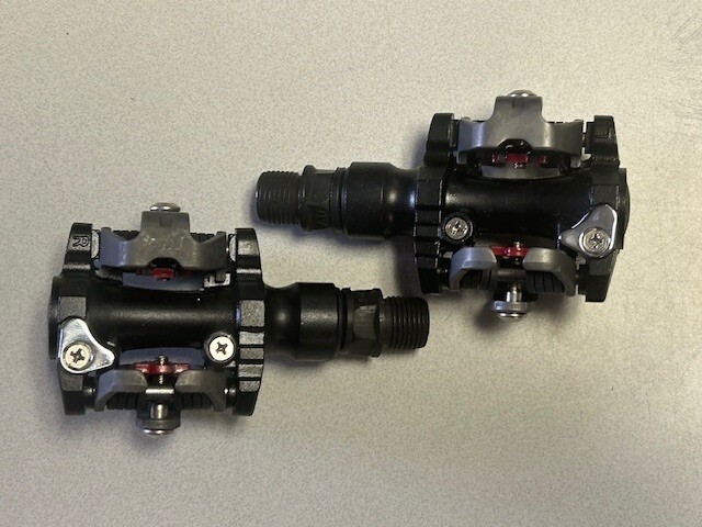 ATB Road Gravel SPD Style Clipless Pedals PAIR 9/16 with Cleats and Hardware