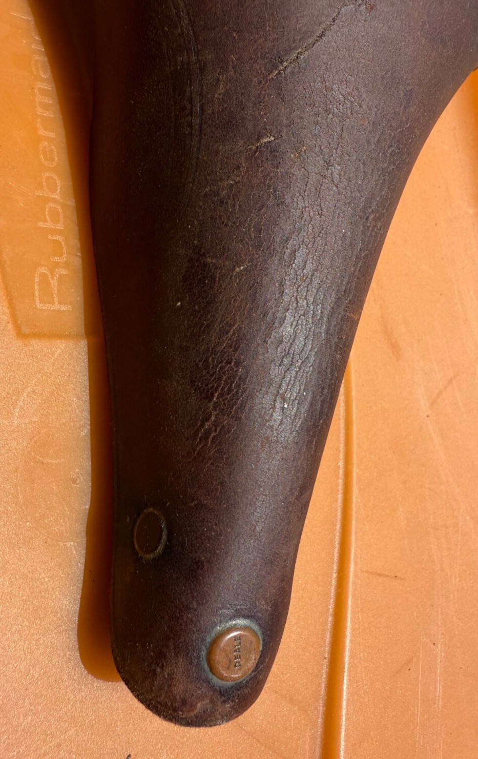 Ideale 90/Aluminum Daniel Rebour Autographed Saddle «special competition» Brown