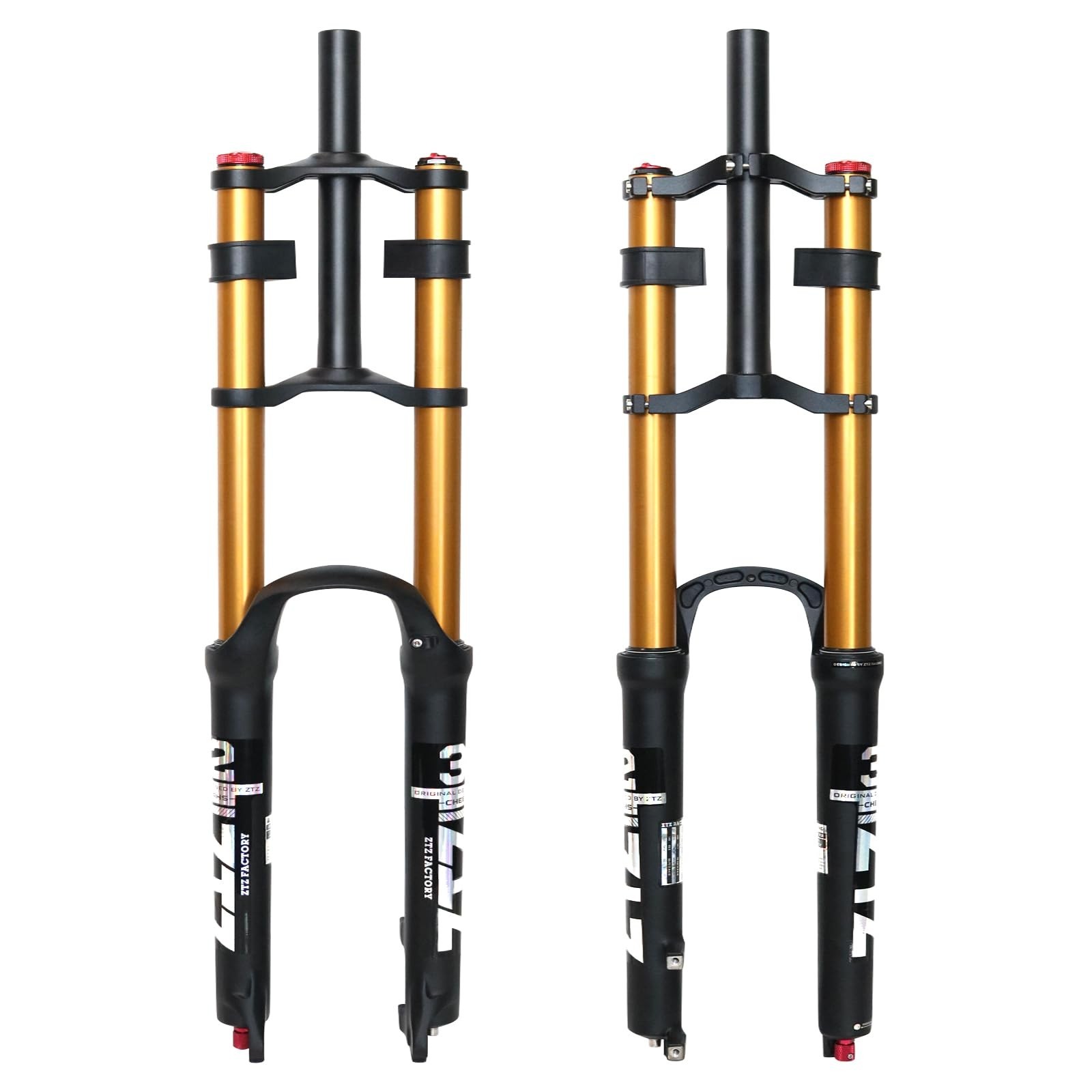 ZTZ 26/27.5/29 inch Mountain Bike Air Suspension Fork,Rebound Adjustment,180m…