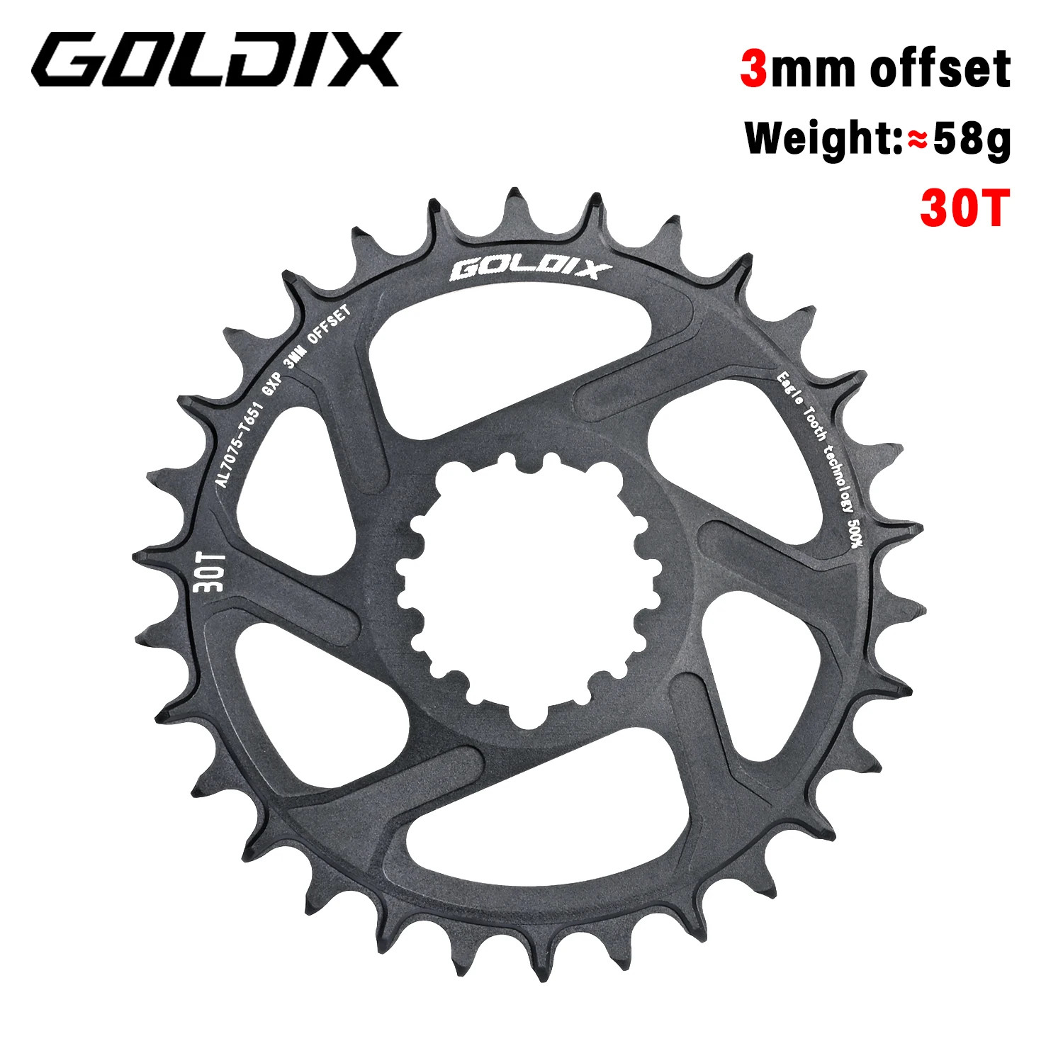 MTB Bicycle Chainring Narrow Wide Mountain Bike Chainwheel 30T 32T 34T 36T 38T f