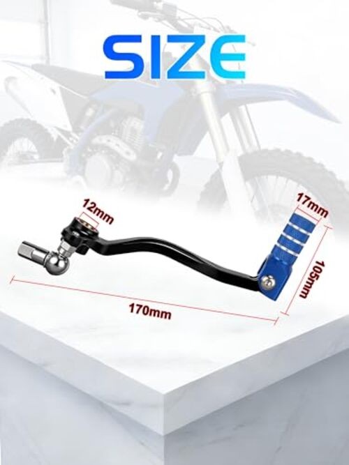 Dirt Bike Gear Shifter Lever for TTR 125,CNC Folding Motorcycle Pit Bike Blue