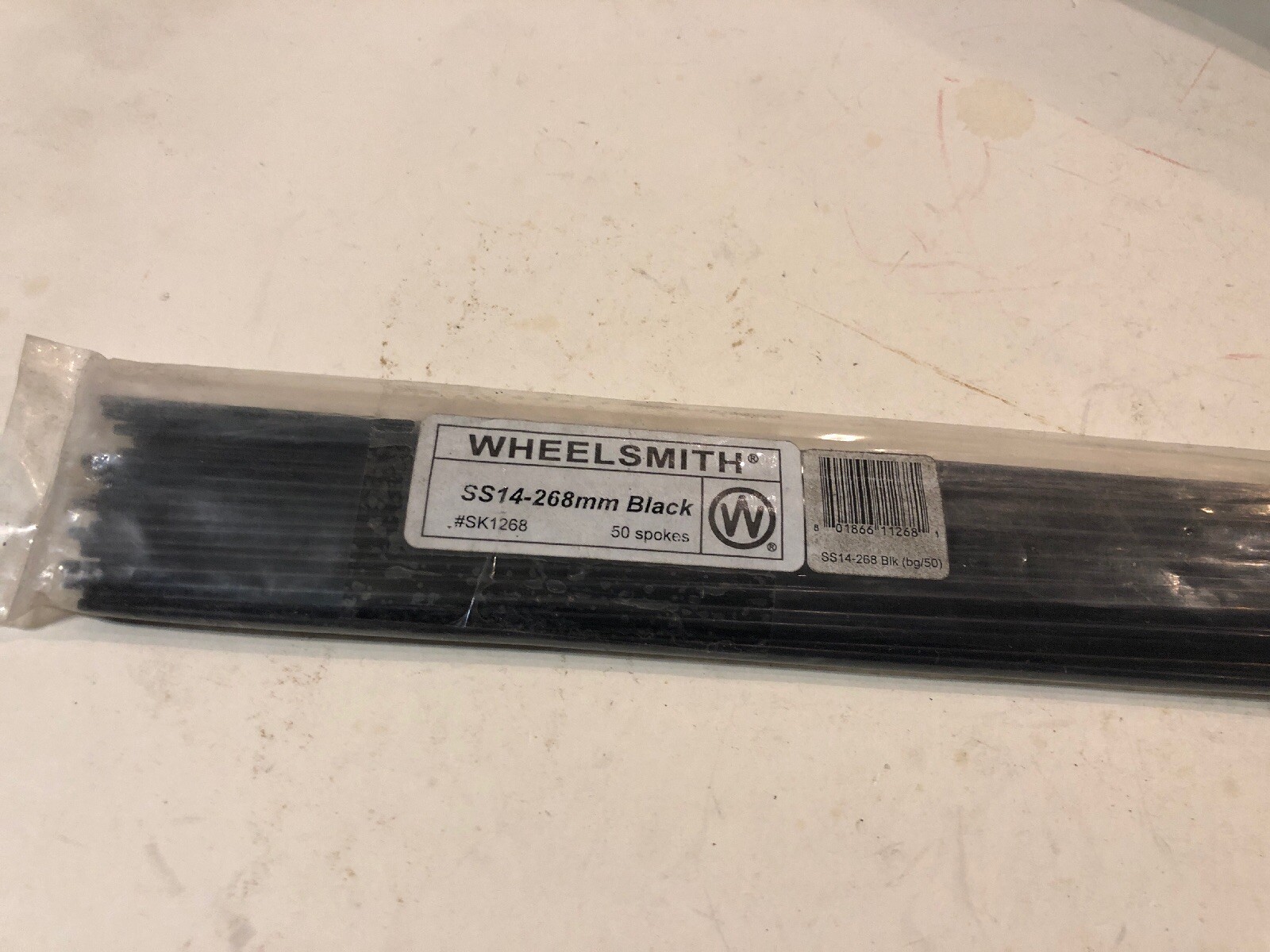 Wheelsmith SS 14-268 mm Black Spokes