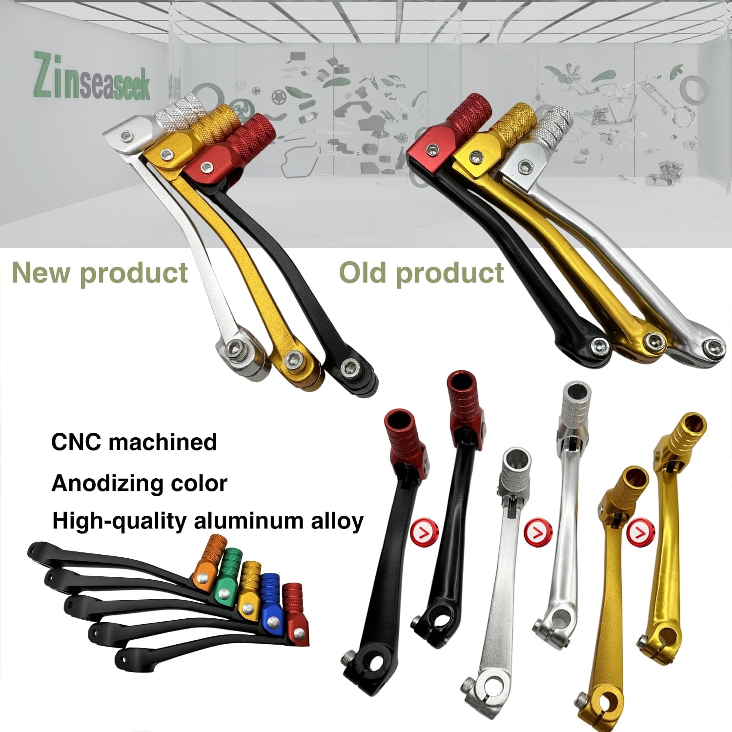 Gear Shifter 119mm 155mm Folding Shift Lever for Motorcycle Dirt Bike Apollin…
