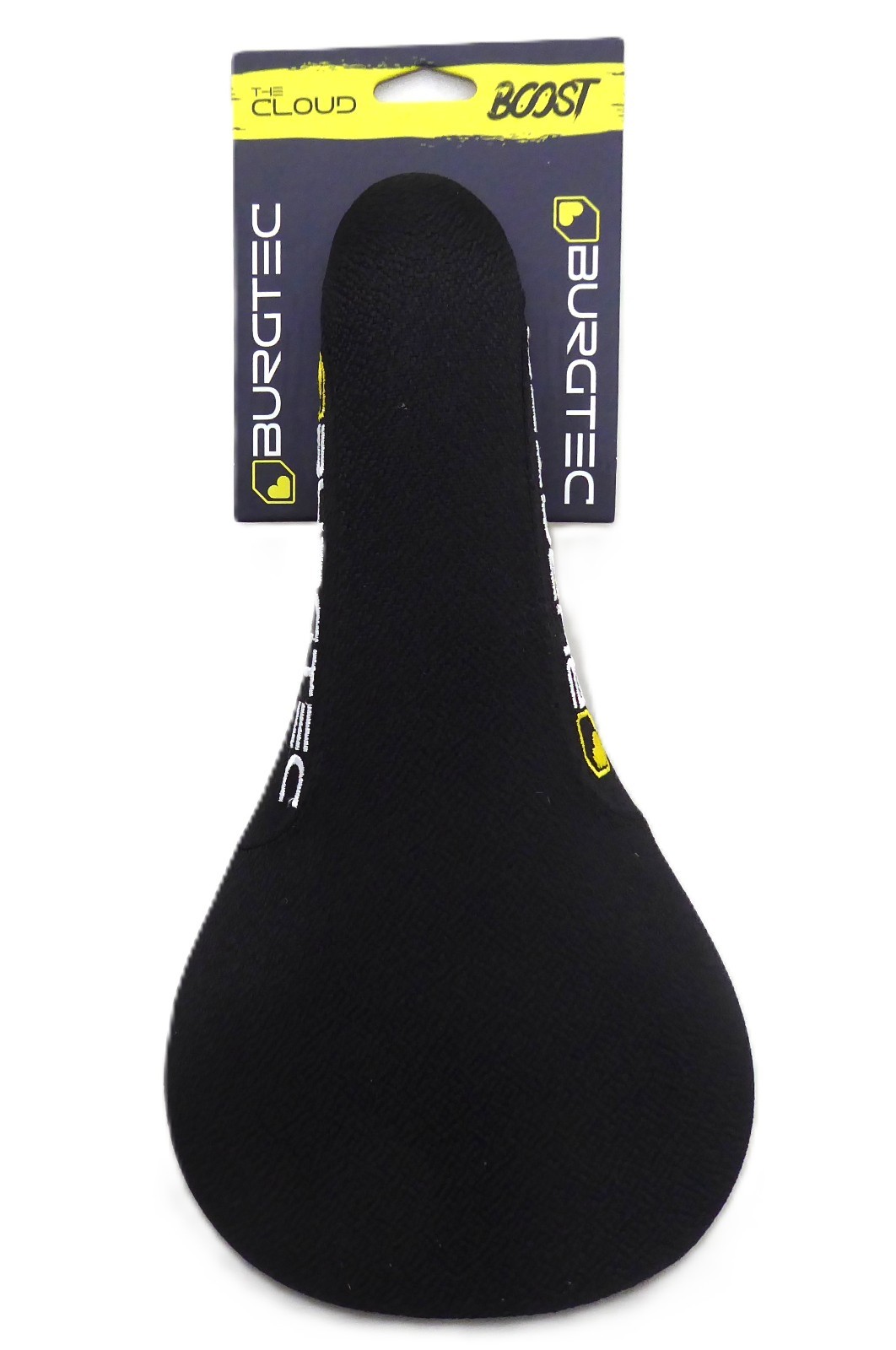 Burgtec The Cloud Boost Saddle, Cromo Rail/Plastic Base – Blac