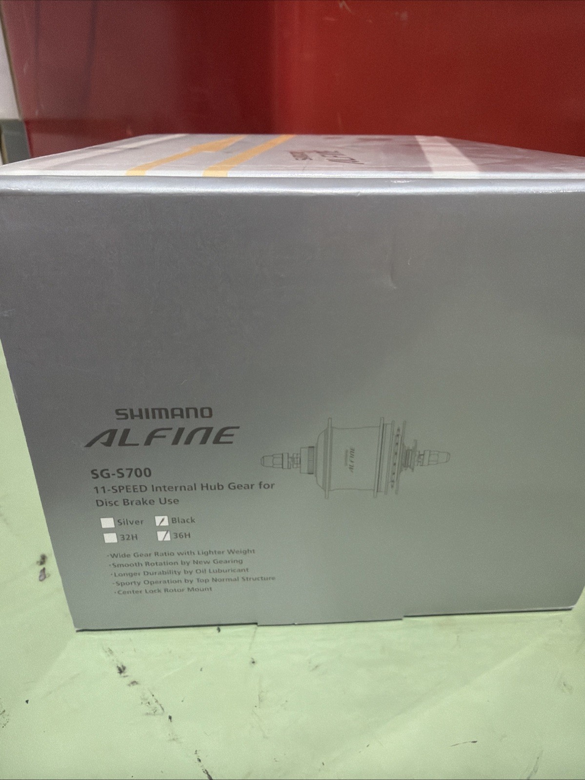 Shimano Alfine SG-S700 11-Speed Internally Geared Disc Brake 36h Rear Hub Black