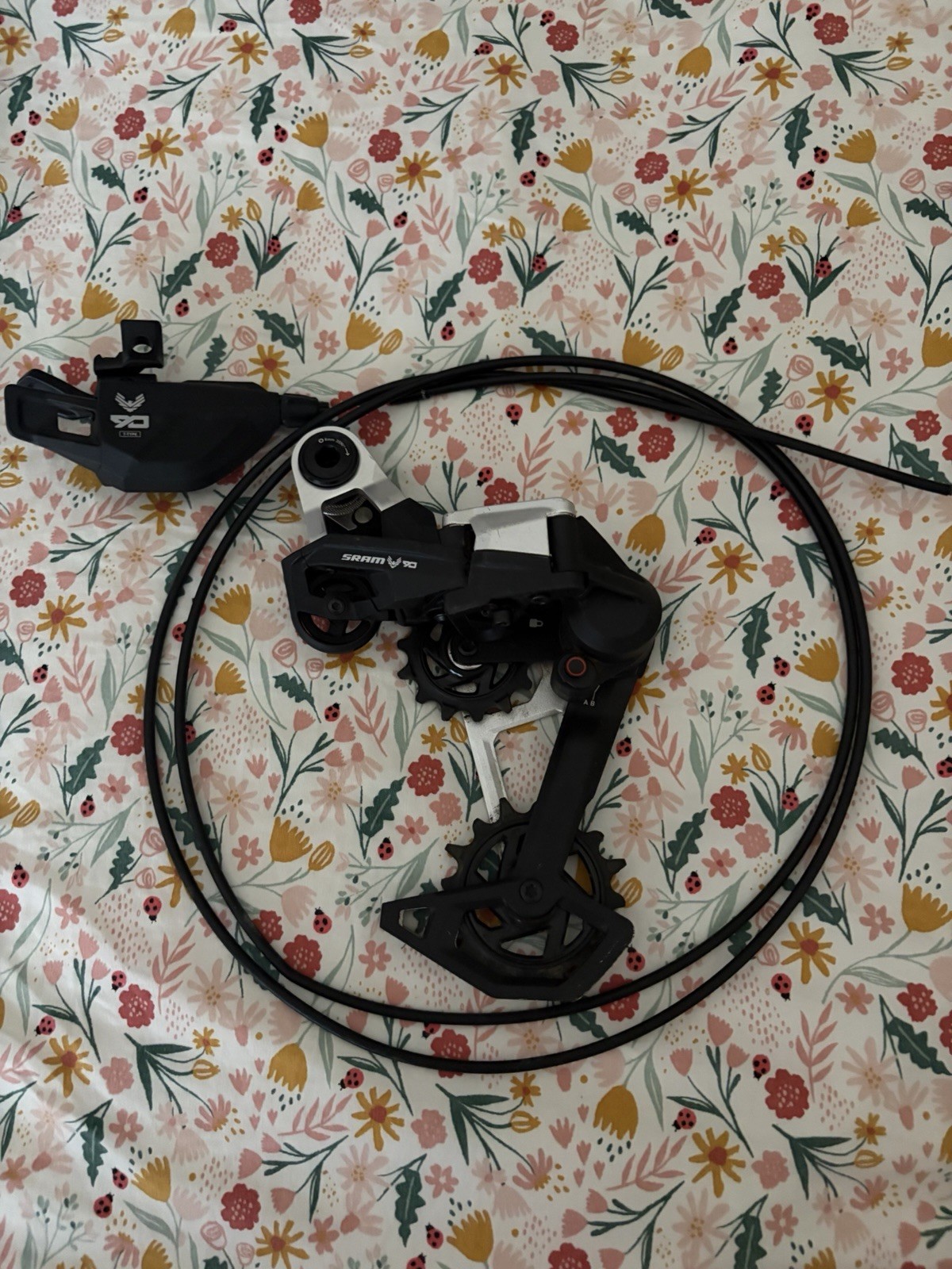 SRAM Eagle 90 T-Type Rear Derailleur And Shifter – 12-Speed, Long Cage, 52t Max