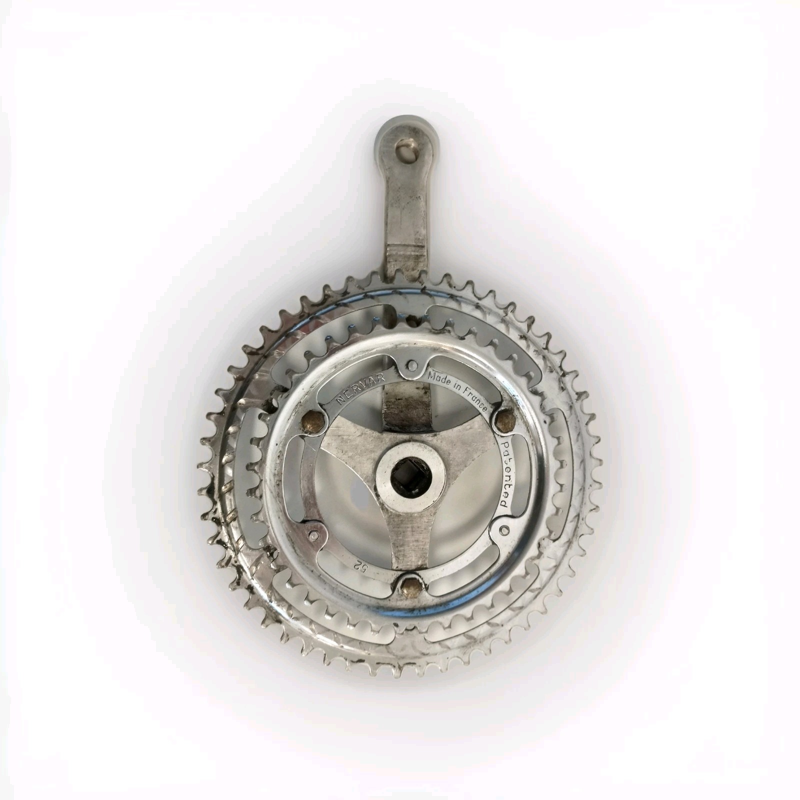Vintage Nervar double 50/42 road bike crankset – Crankset for old road bikes