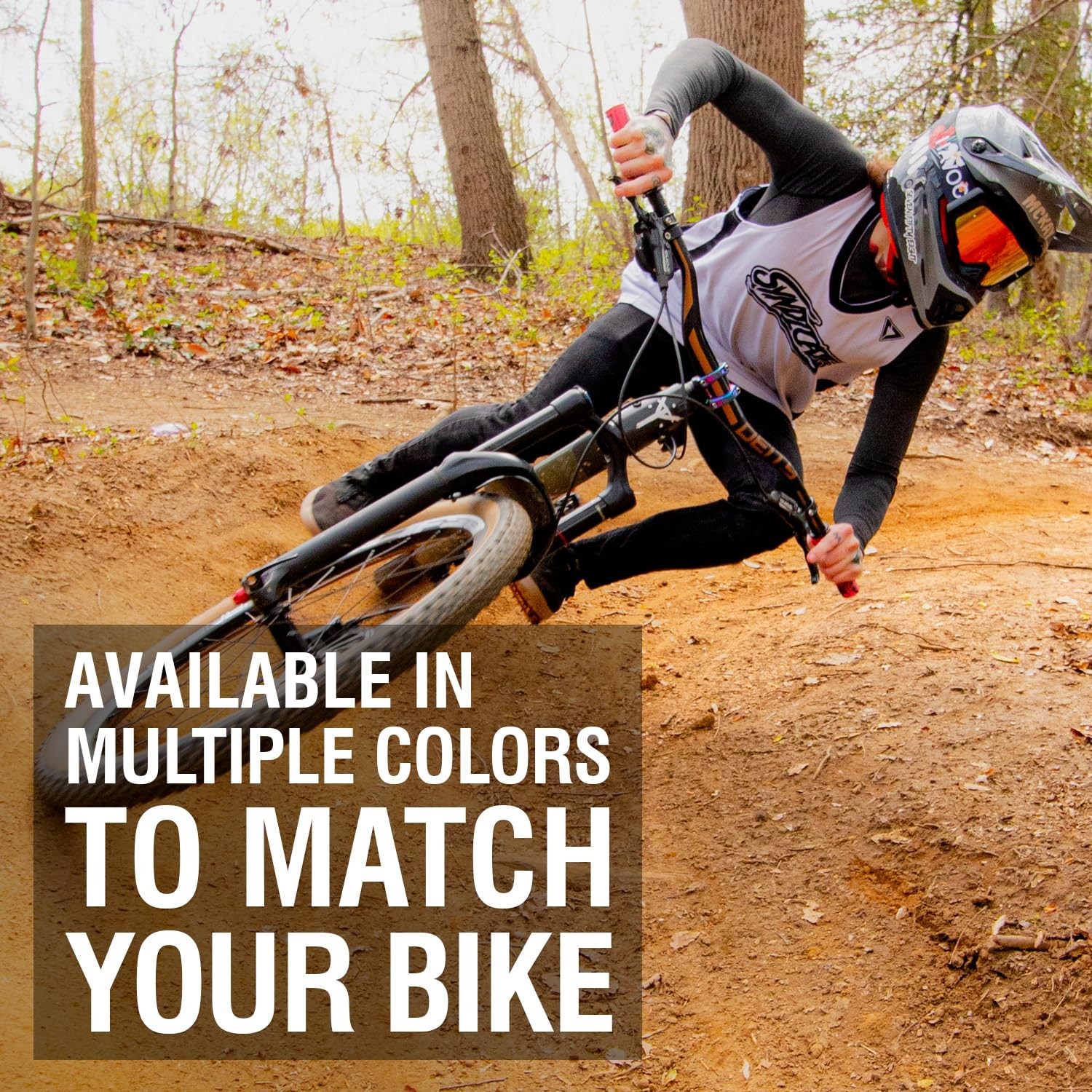 Marque Grapple Mountain Bike Handlebar Grips – Single Lock-On Ring MTB and BMX