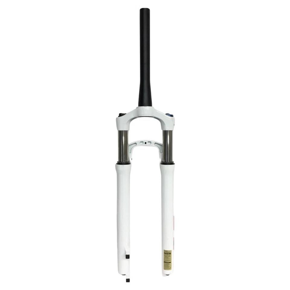 Suntour XCR 29″ Fork 80mm Travel Tapered QR 9×100 White MTB Suspension Lockout