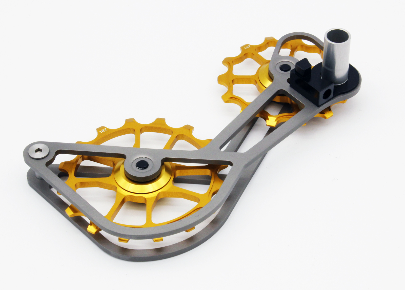 SwishTi Road Bicycle Oversized Pulley Titanium Cage for Campy/Campagnolo Gold