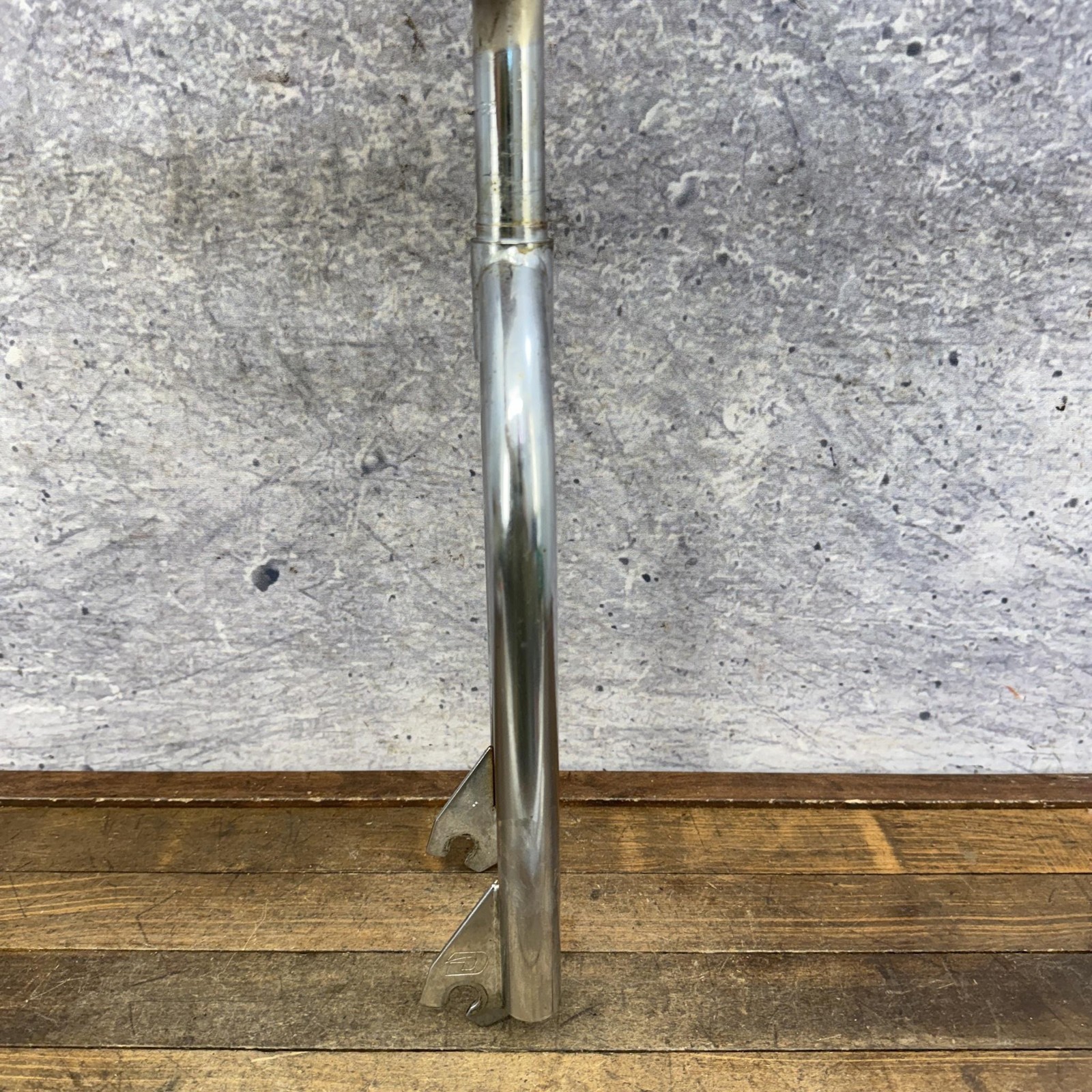 Vintage Dyno Akisu BMX Fork 1 In Threaded 20in Chrome Old School 92 1992
