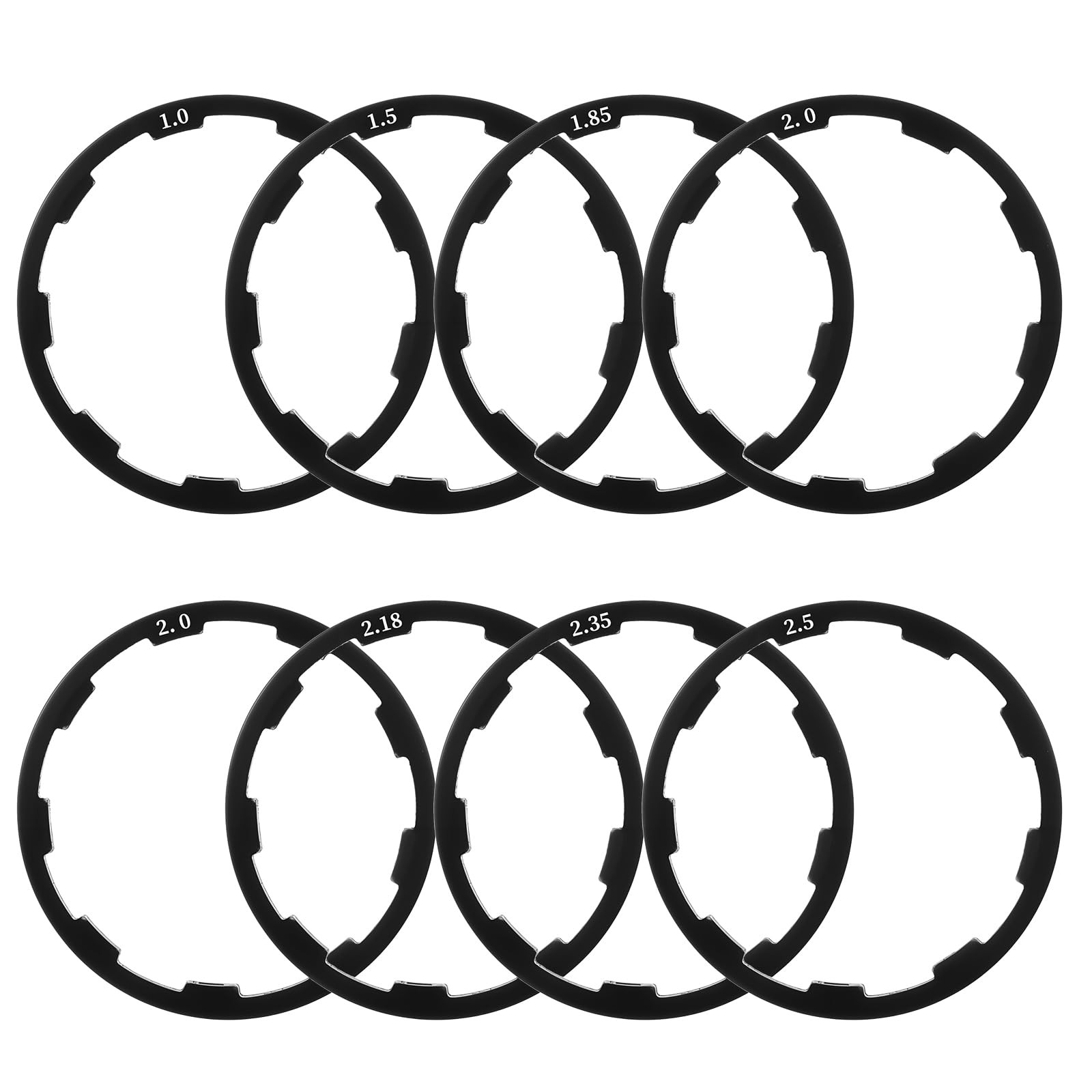8 Pcs Headset Spacers for Bike Cassette, Bicycle Bottom Bracket Spacer 7/8/9/…