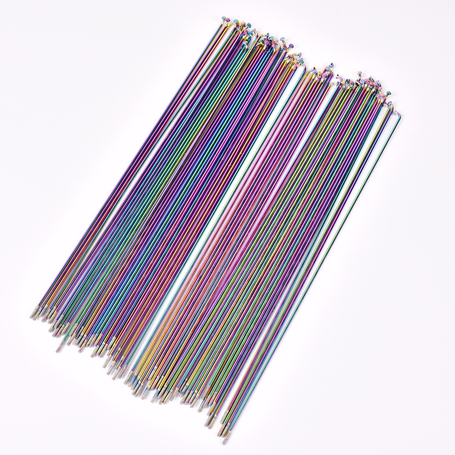 Ultralight 6g J-Bend Colorful Stainless Bicycle Bike Spokes with Brass nipples