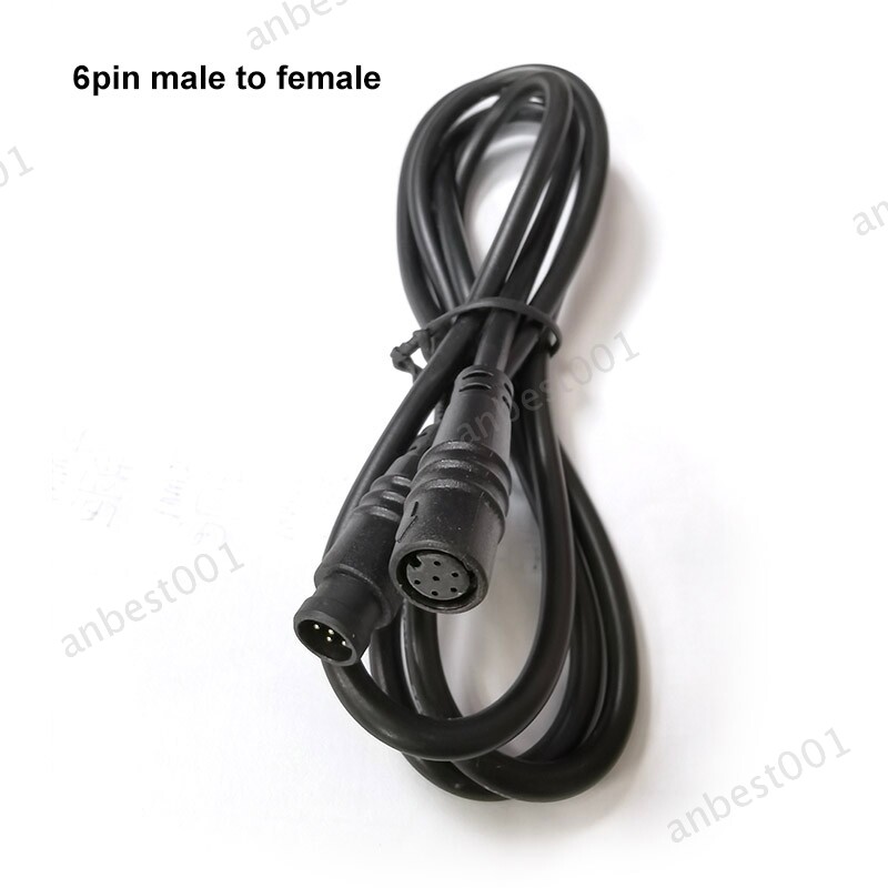 M8 2 3 4 5 6 Pin Sensor male to female connector Cable Electric Waterproof plug