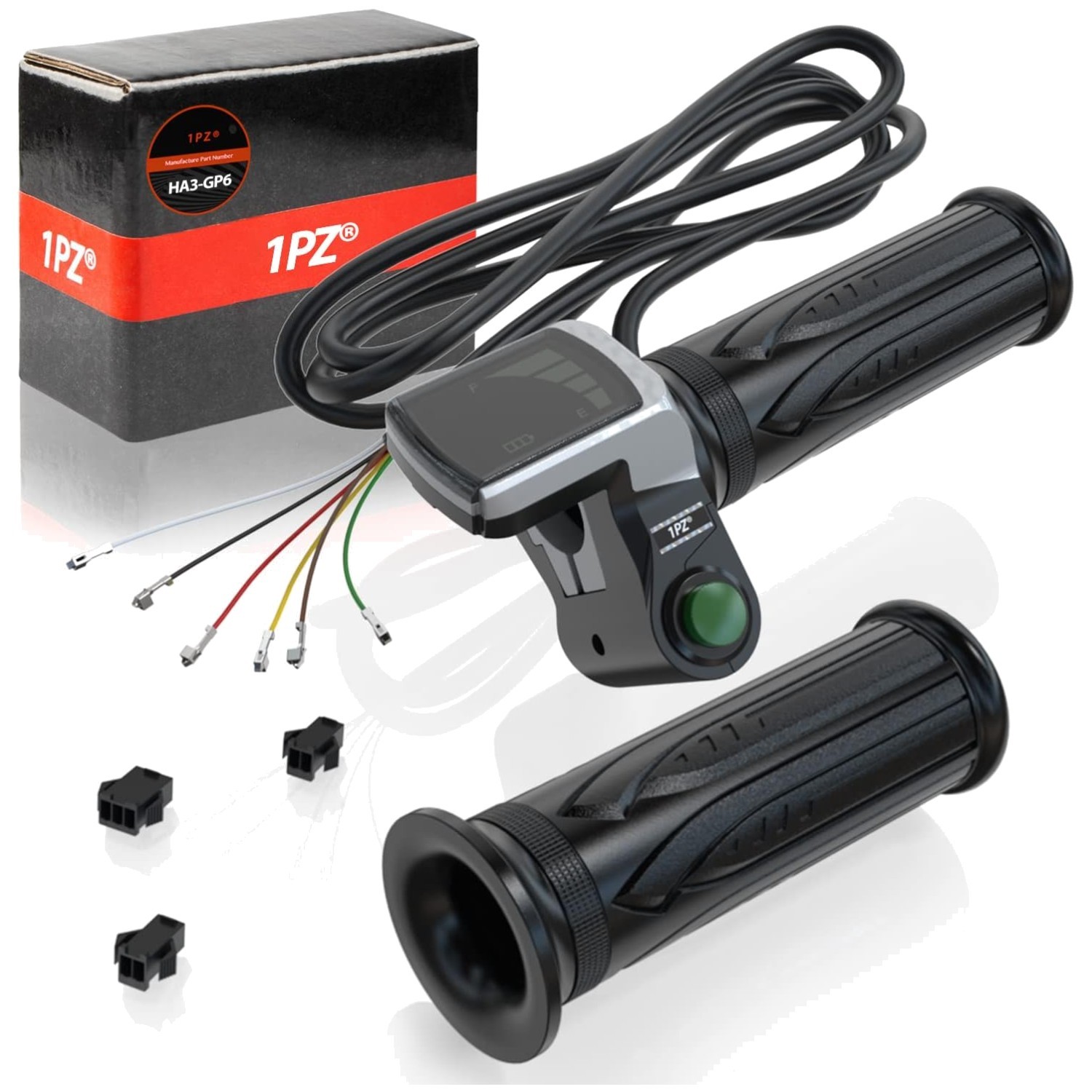 Electric Bike LCD Display Throttle Grip Replacement