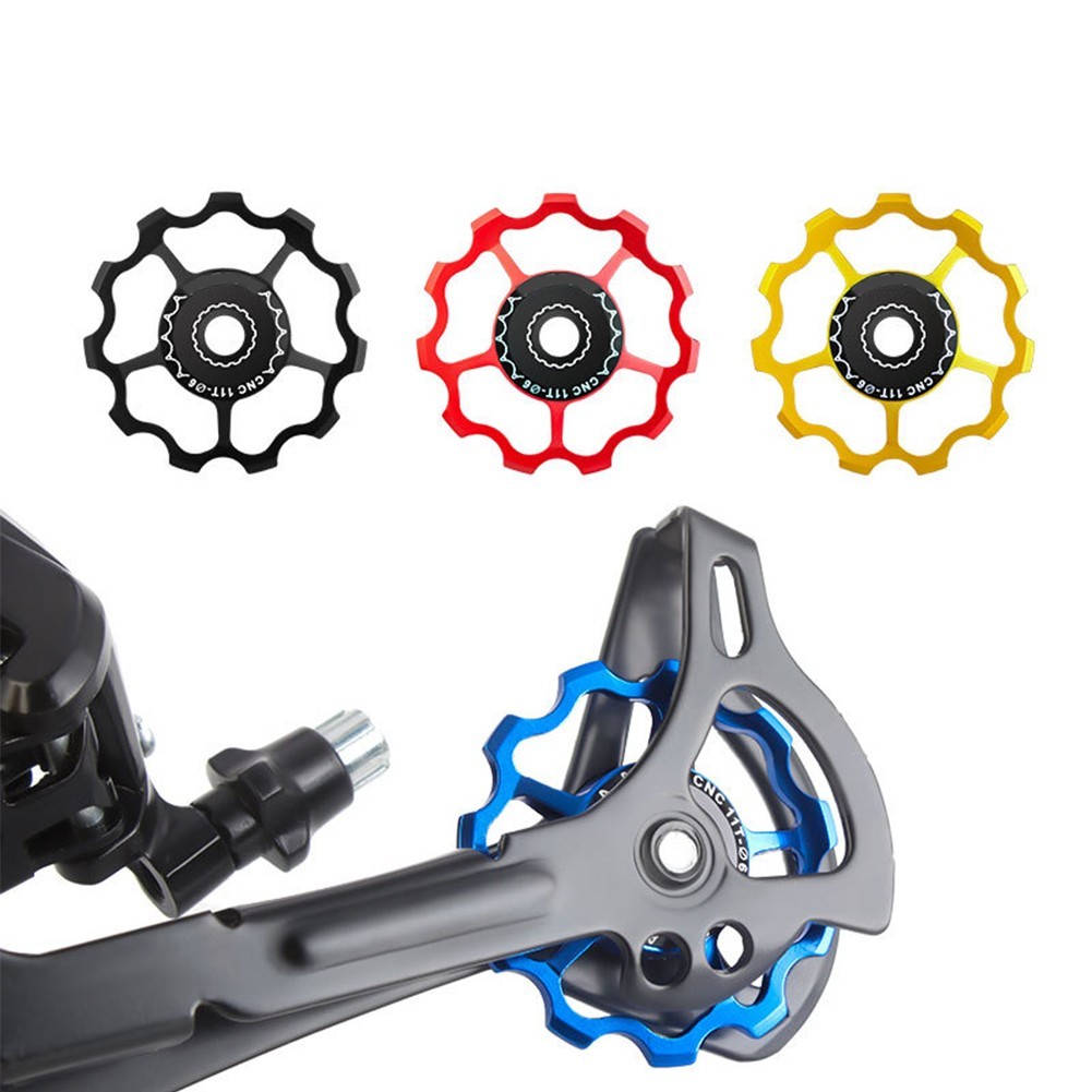 Bicycle Rear Derailleur Guide Wheel 11T13T Aluminum Alloy Bearing Steel