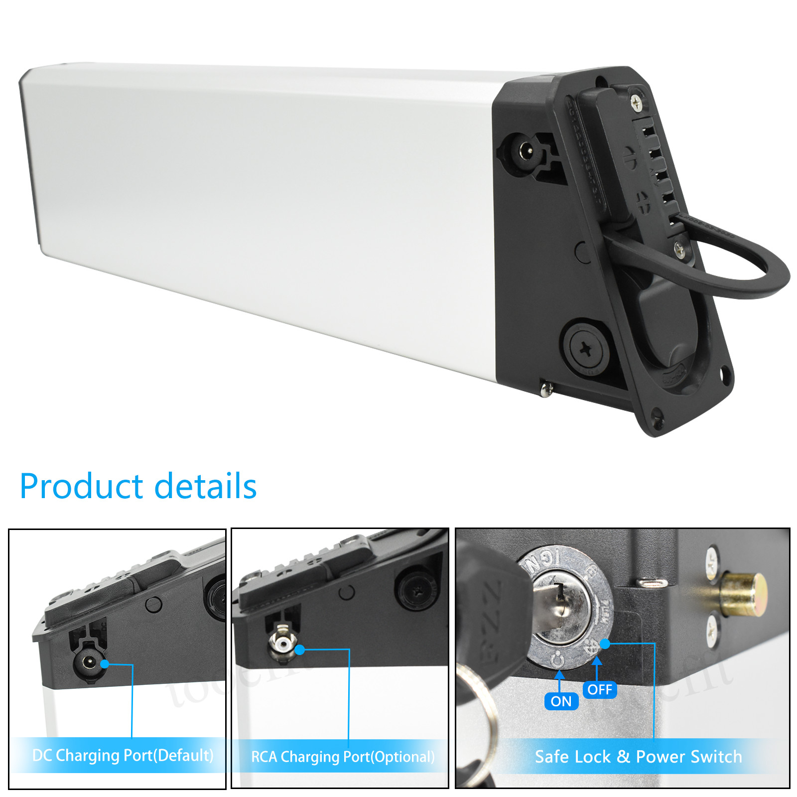 tooefft 48V 52V 17.5Ah Lithium Ion Electric Ebike batteries for MATE X Engwe