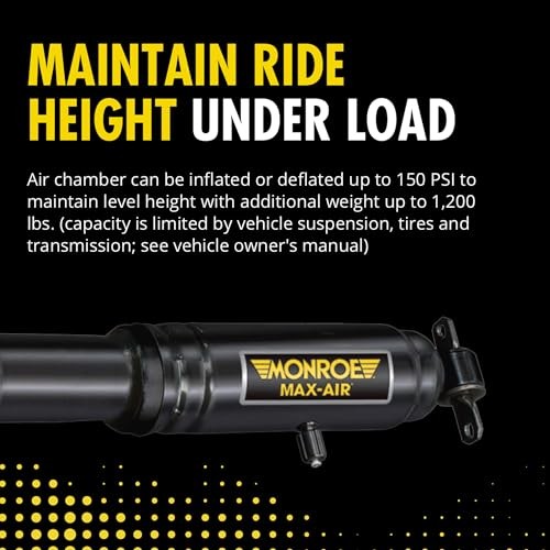 Max-Air MA762 Air Adjustable Air Shock Absorber Pack of 2 for Chevrolet