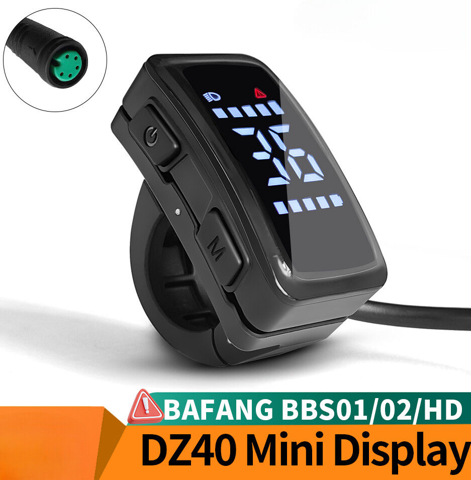 Display E-bike Intelligent LCD Screen Waterproof for BAFANG BBS02B BBS01B BBSHD
