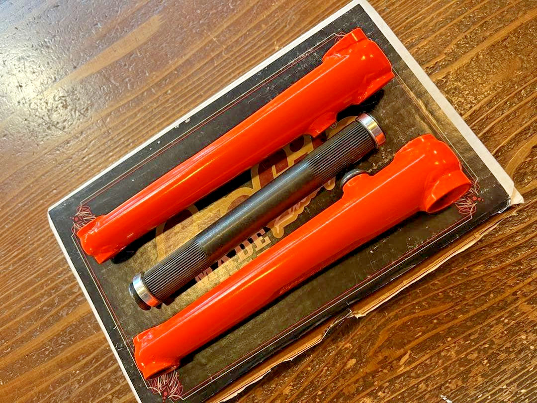 Profile Racing Cr-Mo BMX Crankset 175mm 19mm Spindle Limited Orange w/ Tool Bolt